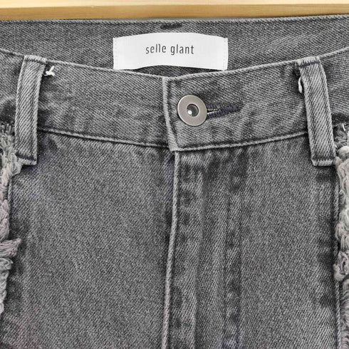 selle glant FRINDG DENIM PANTS フリンジ デニムパンツ メンズ JPN:M