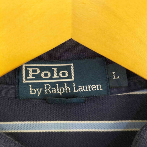 ポロバイラルフローレン Polo by RALPH LAUREN ポニー刺繍 ボーダーポロシャツ メンズ import:L