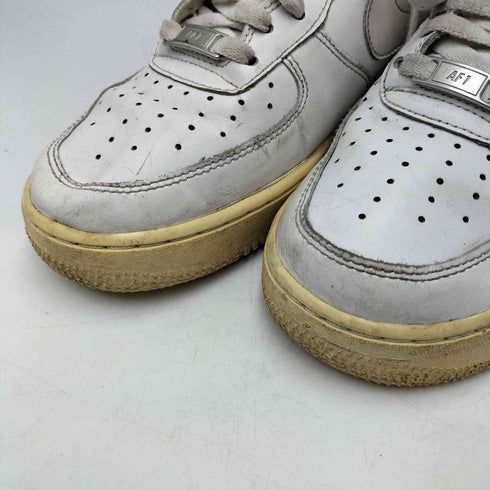 ナイキ NIKE AIR FORCE 1 07 エアフォース 1 オール ホワイト スニーカー メンズ JPN:26