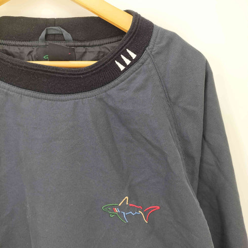 グレッグノーマン GREG NORMAN サメ刺繍 ラグランスリーブ プルオーバー メンズ import:XL