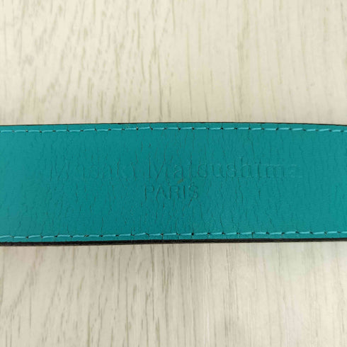 マサキマツシマ MASAKI MATSUSHIMA バックルレザーベルト メンズ
