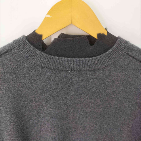 ミツコシ MITSUKOSHI カシミヤクルーネックニット メンズ LL