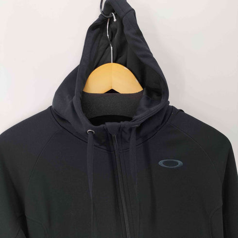 オークリー OAKLEY 刺繍ロゴ ジップアップパーカー メンズ L