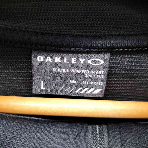オークリー OAKLEY 刺繍ロゴ ジップアップパーカー メンズ L