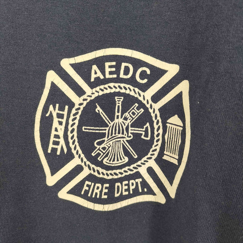 フルーツオブザルーム FRUIT OF THE LOOM USA製 FIRE FIGHTER クルーネックTシャツ メンズ import:L