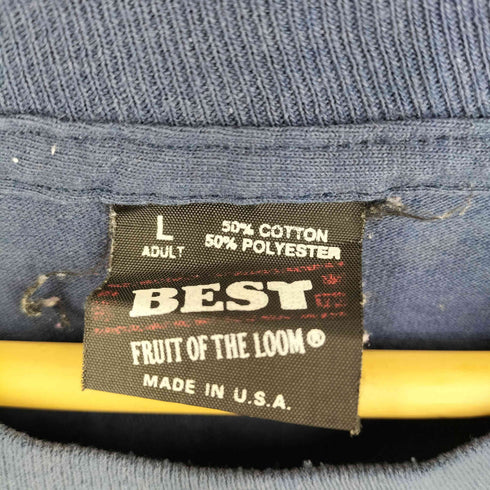 フルーツオブザルーム FRUIT OF THE LOOM USA製 FIRE FIGHTER クルーネックTシャツ メンズ import:L