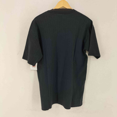 カルクルー Cal Cru USA製 EXONMOBIL ヘリンボーン クルーネックTシャツ メンズ import:L