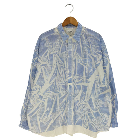 ダブレット doublet COMPRESSED STRIPE SHIRT IN THE HANGER MOLD ハンガー圧縮ストライプシャツ メンズ JPN:M