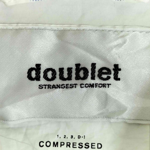 ダブレット doublet COMPRESSED STRIPE SHIRT IN THE HANGER MOLD ハンガー圧縮ストライプシャツ メンズ JPN:M