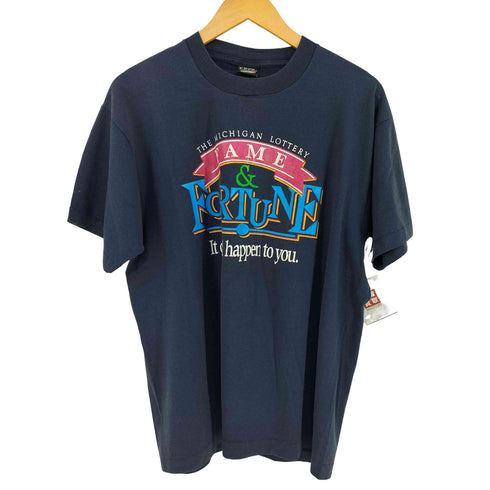スクリーンスターズ SCREEN STARS USA製 FAME&FORTUNE クルーネックTシャツ メンズ import:XL