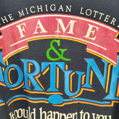 スクリーンスターズ SCREEN STARS USA製 FAME&FORTUNE クルーネックTシャツ メンズ import:XL