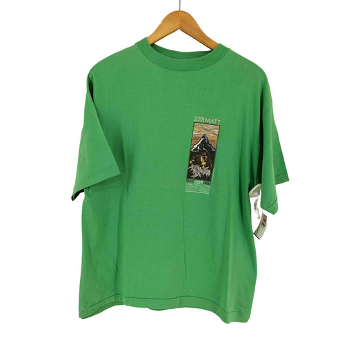 ZERMATT マウンテンプリント クルーネックTシャツ メンズ import:L