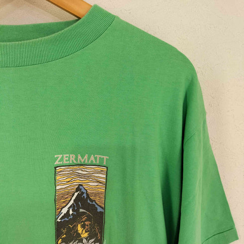 ZERMATT マウンテンプリント クルーネックTシャツ メンズ import:L