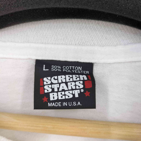 スクリーンスターズ SCREEN STARS USA製 BOB THAGGARD DID IT ORALLY クルーネックTシャツ メンズ import:L