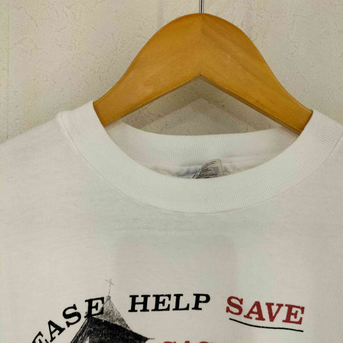 ヘインズ Hanes USA製 SACRED HEART CHURCH クルーネックTシャツ メンズ import:L