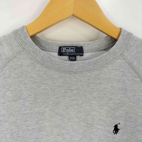 ポロバイラルフローレン Polo by RALPH LAUREN ポニー刺繍 ラグラン クルーネックスウェット レディース 150