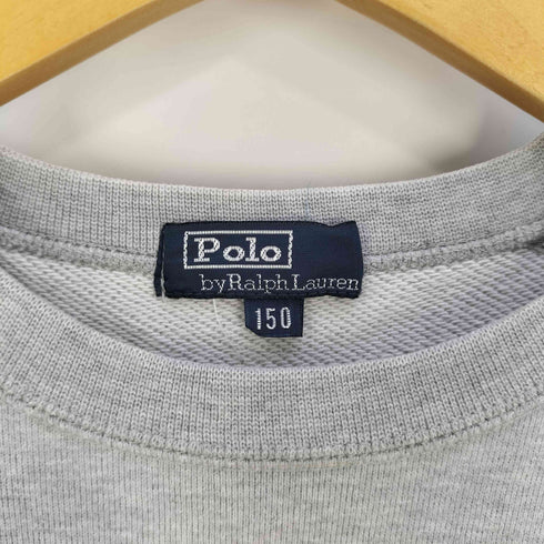 ポロバイラルフローレン Polo by RALPH LAUREN ポニー刺繍 ラグラン クルーネックスウェット レディース 150