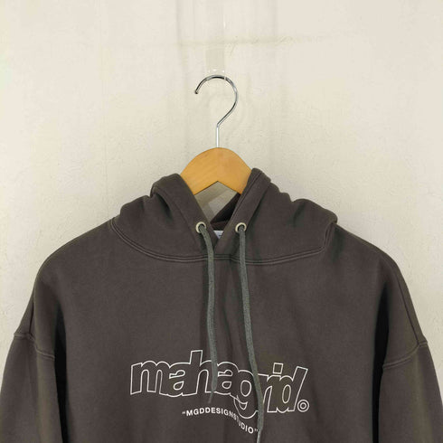 マハグリッド mahagrid ロゴプリントパーカー メンズ JPN:L