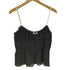 ザラ ZARA プリーツ ギャザー リボン キャミソール トップス レディース import:M