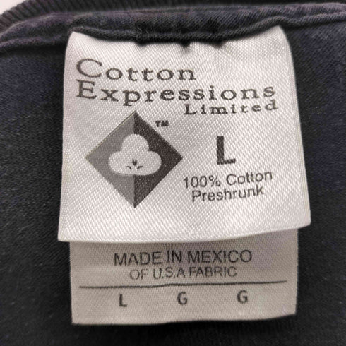 Cotton Expressions プリントクルーネックTシャツ メンズ JPN:L