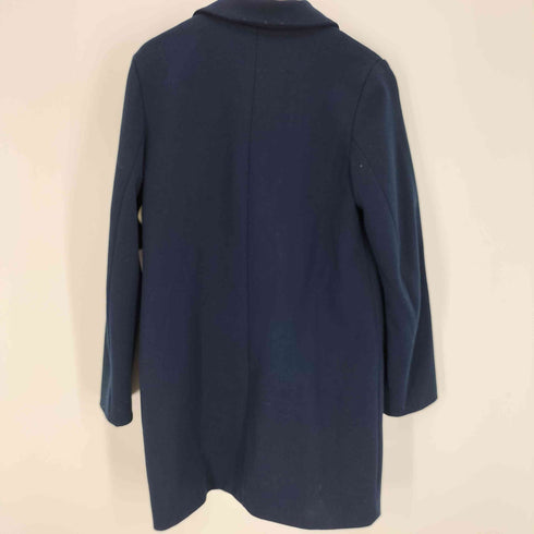 ザラ ZARA ダブル ブレスト ポリ ツイード ロング テーラード ジャケット レディース import:S