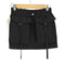 ザラ ZARA ナイロン カーゴ ミニ フレア スカート レディース XS