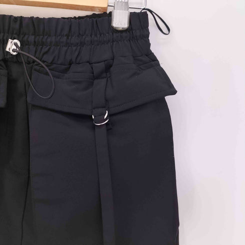 ザラ ZARA ナイロン カーゴ ミニ フレア スカート レディース XS