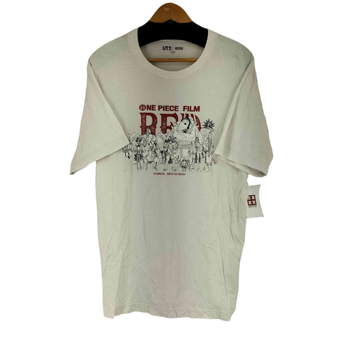 ユニクロ UNIQLO プリントクルーネックTシャツ メンズ JPN:L