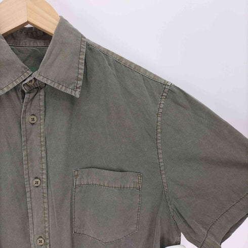 ユナイテッドカラーズオブベネトン UNITED COLORS OF BENETTON S/S コットン シャツ メンズ import:M