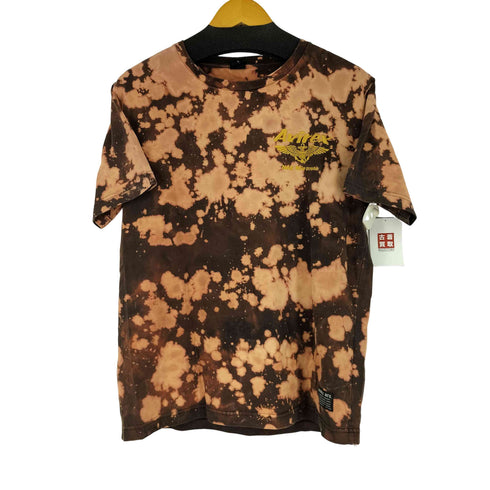 アヴィレックス AVIREX ブリーチ加工 S/S Tシャツ メンズ JPN:L