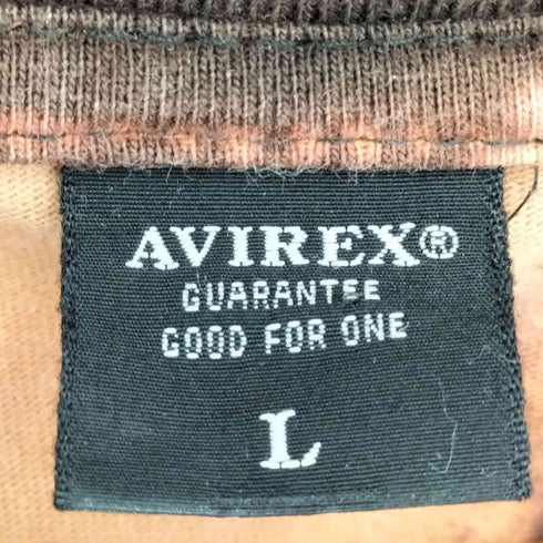 アヴィレックス AVIREX ブリーチ加工 S/S Tシャツ メンズ JPN:L