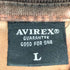 アヴィレックス AVIREX ブリーチ加工 S/S Tシャツ メンズ JPN:L