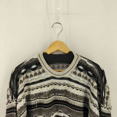 FLORENCE TRICOT コットンアクリル 3Dニット メンズ import:XL