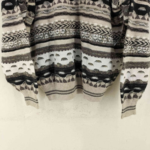 FLORENCE TRICOT コットンアクリル 3Dニット メンズ import:XL