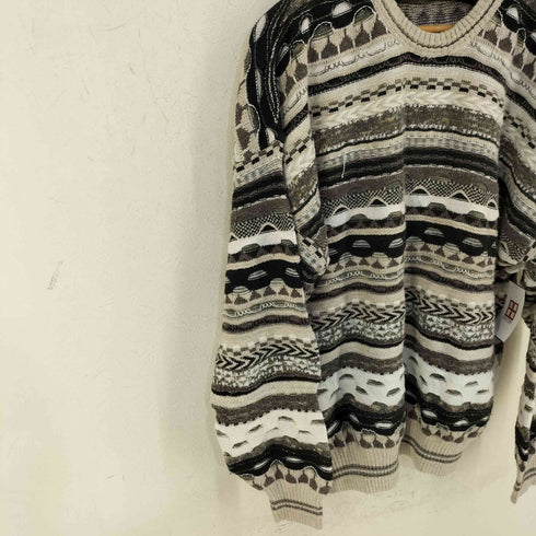 FLORENCE TRICOT コットンアクリル 3Dニット メンズ import:XL