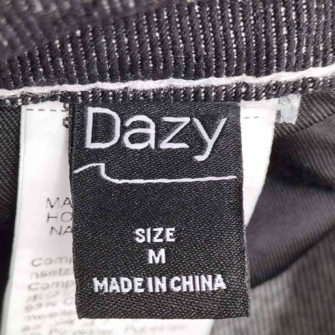 デイジー DAZY レオパード切替 ワイドデニムパンツ レディース JPN:L
