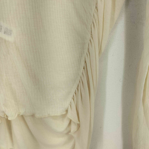 ザラ ZARA MOCK NECK RUCHED T-SHIRT レディース US M
