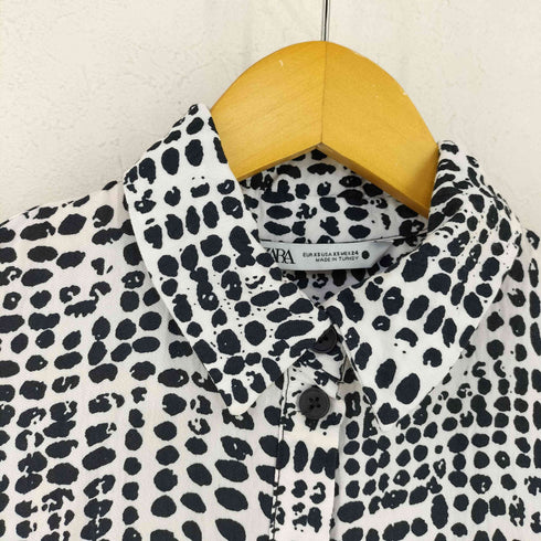 ザラ ZARA ZW COLLECTION GULLI UZUN AYOLLAR KOʻYLAGI 総柄ワンピース レディース import:XS