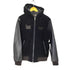 トミー TOMMY フェイクレザー切替スエードフルジップパーカー メンズ import:L