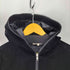 トミー TOMMY フェイクレザー切替スエードフルジップパーカー メンズ import:L