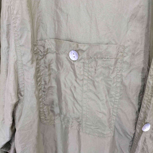 チコズデザイン CHICOS DESIGN 90S シルク100 シェルボタン L/Sシャツ メンズ JPN:1