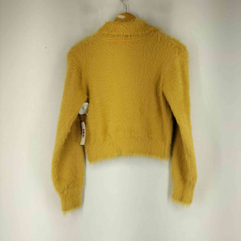 マウジー moussy FEATHER YARN KNIT シャツ レディース FREE
