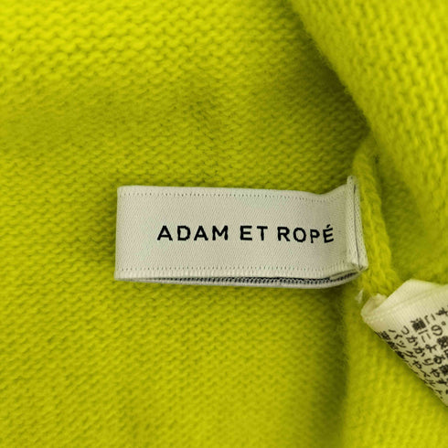 アダムエロペ Adam et Rope FEMME ウールクロップドタートルプルオーバー レディース F