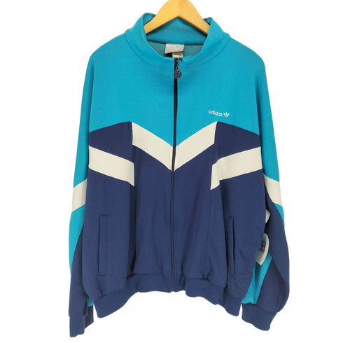 アディダス adidas 80s パターンデザイン ジップアップ トラックジャケット メンズ