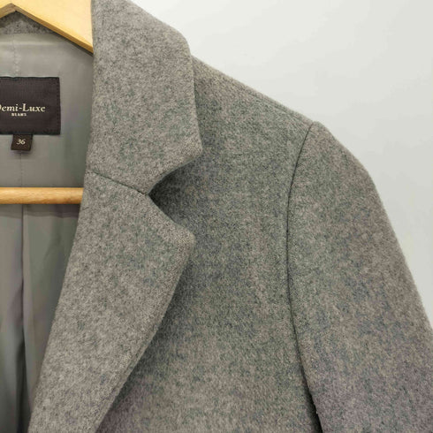 デミルクスビームス Demi-Luxe BEAMS ウール チェスターコート レディース JPN:36