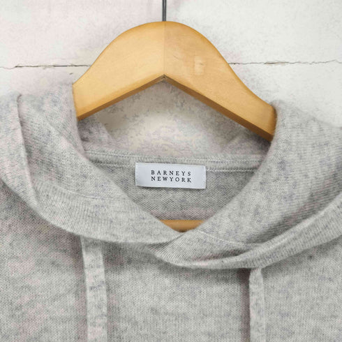 バーニーズニューヨーク BARNEYS NEWYORK カシミヤ100 ニットフーディー メンズ JPN:S