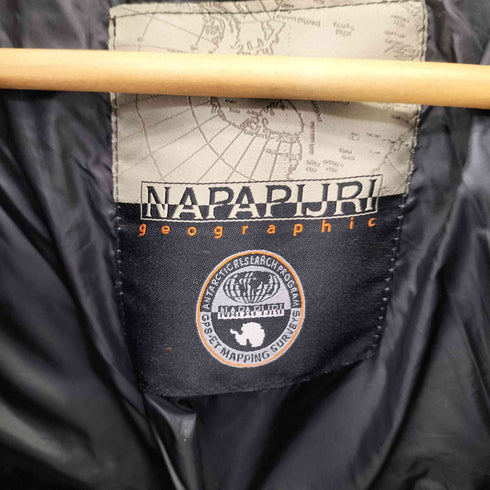 ナパピリ NAPAPIJRI フーデッド ダウンジャケット メンズ import:M