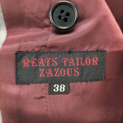 リーツテイラーザズー REATS TAILOR ZAZOUS 1Bテーラードジャケット メンズ US:38