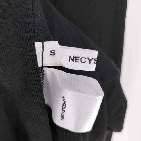 NECY STUDIO Fake Two-piece Long Sleeved T-shirt フェイク 2ピース ロングスリーブTシャツ レディース import:S