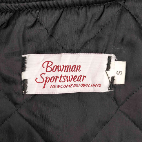 Bowman Sportswear 90S USA製 裏地キルティング スタジャン メンズ import:S